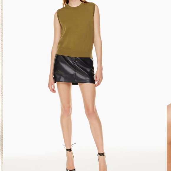 Aritzia color heather birch Orta Sweater Vest - Picture 6 of 6